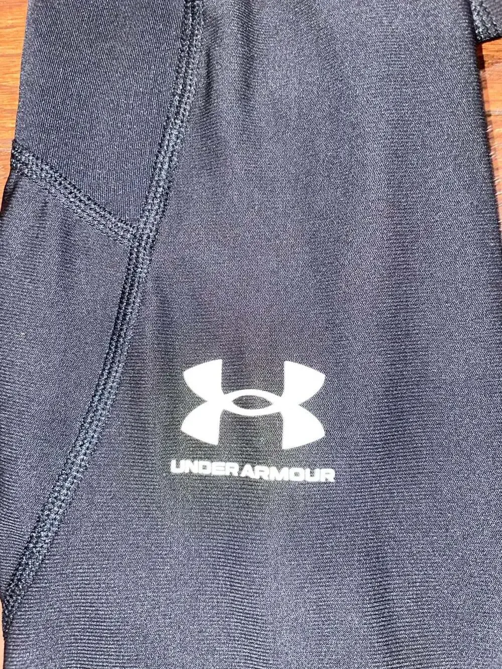 Under Armour HeatGear Compression 3/4 Tights Black Gym Running SM